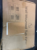 PULSE ShowerSpas 3030-WMTF-MB Wall Mounted Tub Filler in Matte Black, 8.7 x 7.5 x 13.2