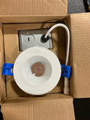Nora NM2-2RDC8527MPW 2" Mini Recessed Downlight, 850 Lumens - No Housing Required (Matte Powder White, 2700K)