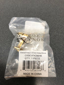 Top Knobs TK286HB Emerald 1-1/8 Inch Geometric Cabinet Knob from the Chareau Collection - Honey Bronze