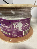 Southwire 56918345 500 ft. 18 RG6 Dual Shield CU CATV CM/CL2 Coaxial Cable in White