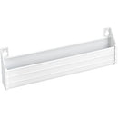 Rev-A-Shelf 6542-11-11-52 Slim Series 11 Inch Sink Front Plastic Tip Out Tray - White