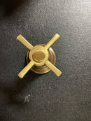 Signature Hardware SHMA441006AGBR Cross Handle for Marceau Diverter and Volume Control Trim - Aged Brass