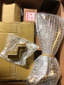 Kingston Brass KS3227AX Vintage 1.8 GPM Widespread Bridge Kitchen Faucet - Includes Escutcheon - Brushed Brass