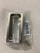 Ives 227B15 Wrought Brass Rectangle Flush Pull 3 5/8" x 1 3/4" x 9/16" - Satin Nickel