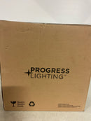 Progress lighting P350254-163 Gilliam 12-5/8 in. 2-Light Vintage Brass Flush Mount with Etched Opal Glass Shade