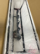 Elegant Lighting LD4061D38BK Resolute 5 Light 38" Wide Linear Chandelier - Black