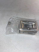 Deltana SDAR325U15 HD 3 1/4" Tall Adjustable Sliding Door Receiver - Satin Nickel