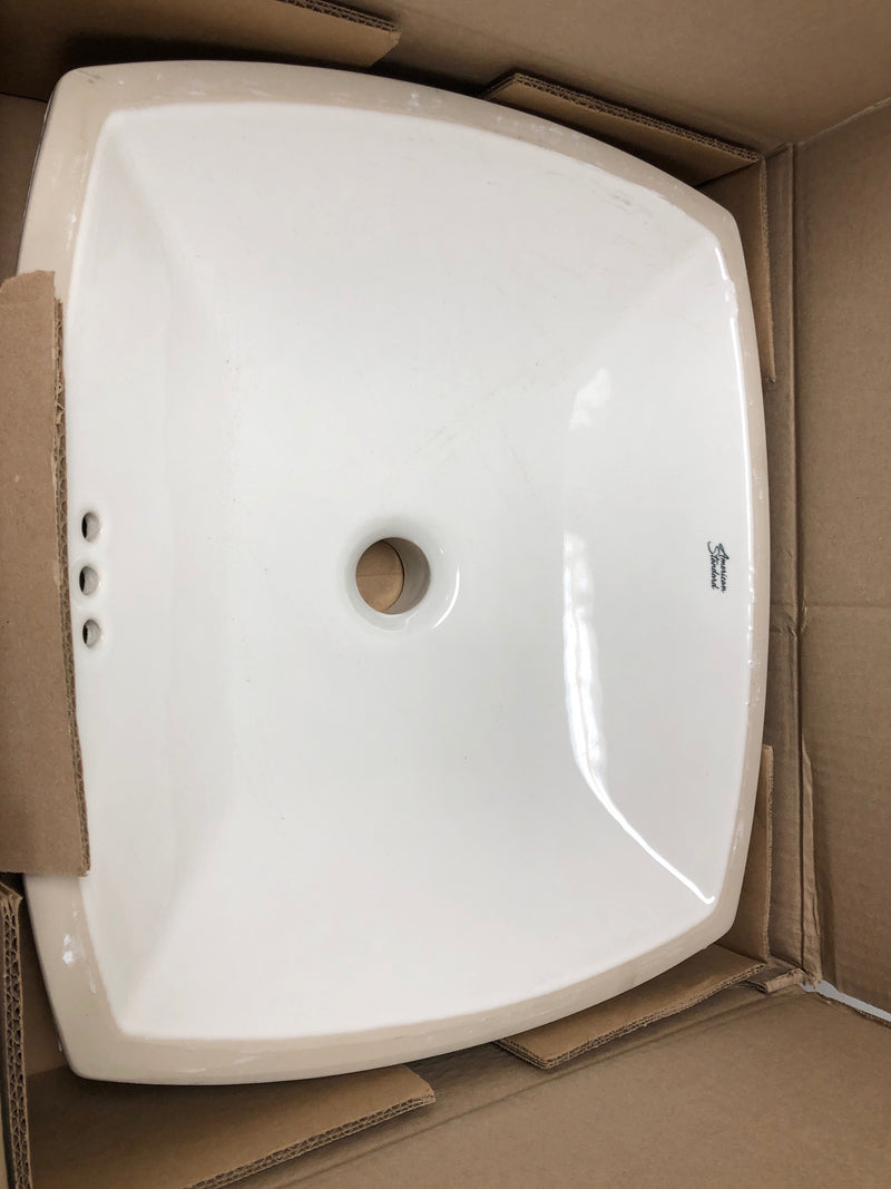 American Standard 0545000.020 Edgemere 18-1/2" Undermount Vitreous China Bathroom Sink with Overflow - White