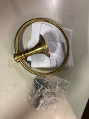 Signature Hardware SHMA555003AGBR Marceau 6-5/16" Wall Mounted Towel Ring - Aged Brass