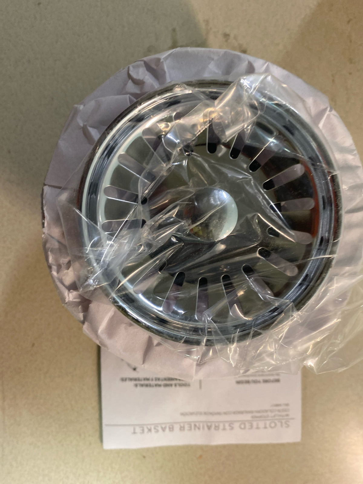 Signature Hardware SHBS120CP 3-1/2" Basket Strainer - Chrome