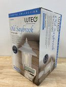 Lutec 7140403331 Coastal Old Saybrook 1-Light Outdoor White Post Light