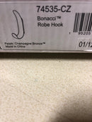 Delta 74535-CZ Bonacci Double Robe Hook - Champagne Bronze