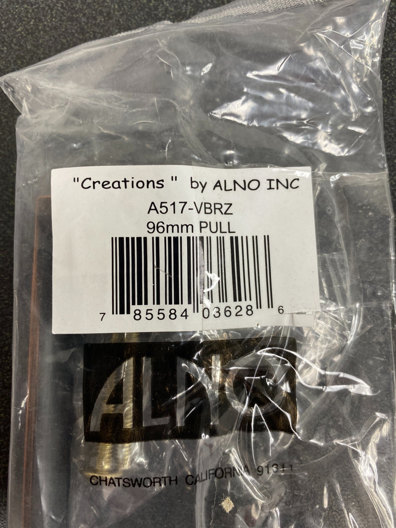 Alno inc style cents 3.75'' center bar pull