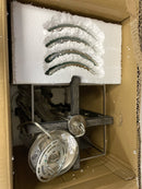 Minka Lavery 4562-098 Tyson's Gate 4 Light 10" Wide Mini Pendant with Glass Panel Shades - Brushed Nickel with Shale Wood