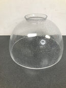 Kichler 43853CH Avery 10.25 in. 1-Light Chrome Farmhouse Shaded Kitchen Goblet Mini Pendant Light with Clear Seeded Glass