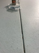 Jeffrey Alexander 972S-NI Marlo 7/8" Contemporary Curved Square Button Cabinet / Drawer Knob - Polished Nickel