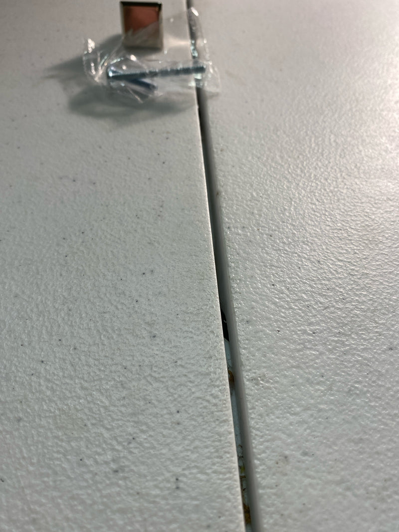 Jeffrey Alexander 972S-NI Marlo 7/8" Contemporary Curved Square Button Cabinet / Drawer Knob - Polished Nickel