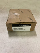Baldwin R026190PS Pair of 3" Height Soho Passage Rosettes - Satin Black