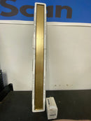 Kohler K-80647-2MB 2-1/2" x 36" Linear Drain Grate With Tile-in Panel - Vibrant Brushed Moderne Brass