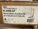T&S Brass B-3999-OF Waste Drain Overflow Kit