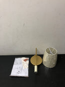 Elegant Lighting Mel 15" Wall Sconce with Linen Shade