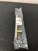 Richelieu BP30596160 3-3/4 Inch Center to Center Bar Cabinet Pull - Satin Brass