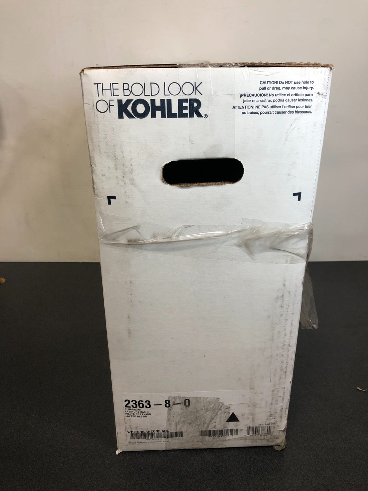 Kohler Cimarron 21" Pedestal Bathroom Sink with 3 Holes Drilled and Overflow