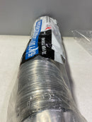 Everbilt 4.4 in. W x 4.4 in. H x 24.55 in. L Heavy Duty Aluminum Duct with Collars