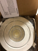 WAC Lighting Lotos 6in LED Round Adjustable Recessed Light 5-CCT Selectable 15W 1,350 Lumens IC-Rated Airtight 120V-277V Universal in White