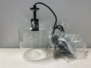Forte Lighting 2679-01-04 Milo 7" Wide Mini Pendant with Clear Glass Shade - Black