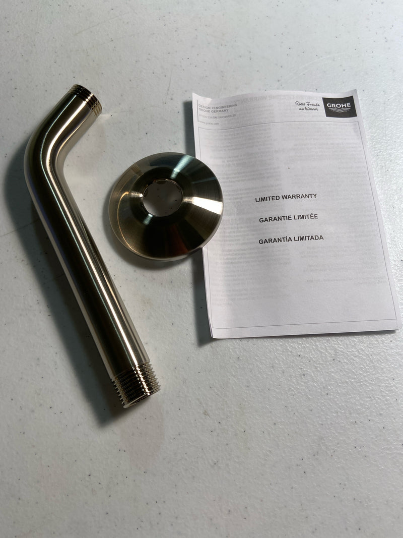 Grohe 27412EN0 Relexa 6-5/8" Shower Arm with Flange - Brushed Nickel