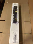 Jaclo 621-4-72CT-SB 5/8" x 3/8" OD Compression Valve with Contemporary Cross Handle, Cover Tube and Bell Escutcheon, Satin Brass