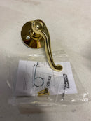 Schlage Lock Company F170 FLA 605 LH BRT BRS Dummy Lockset