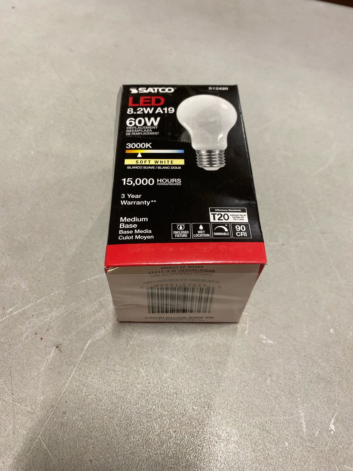 Satco - S12420 - Light Bulb - Soft White