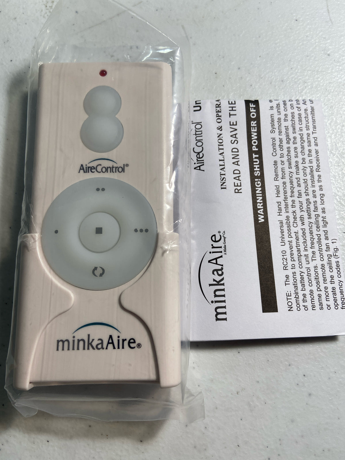 MinkaAire Hand Held 32 Bit AireControl Ceiling Fan Remote System