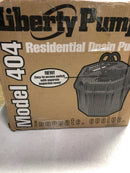 Liberty Pumps 404 1/3 HP Compact Remote Sink / Drain Gray Water Discharge Pump System (1-1/2") - N/A