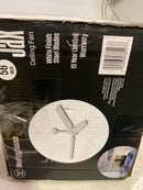 Westinghouse 7812700 Industrial 56" 3 Blade Indoor Ceiling Fan with Wall Control - White