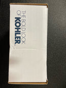 Kohler K-27427-BMB Tone Single Robe Hook - Matte Black with Moderne Brass