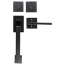 Emtek 4830US19 Baden Double Cylinder Keyed Entry Handleset - Flat Black