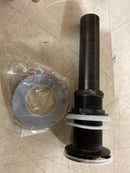 Miseno MVS-NOHP-G008-12 Sanguinello 12" Circular Glass Vessel Bathroom Sink and Drain Assembly - Brown/Oil Rubbed Bronze Drain