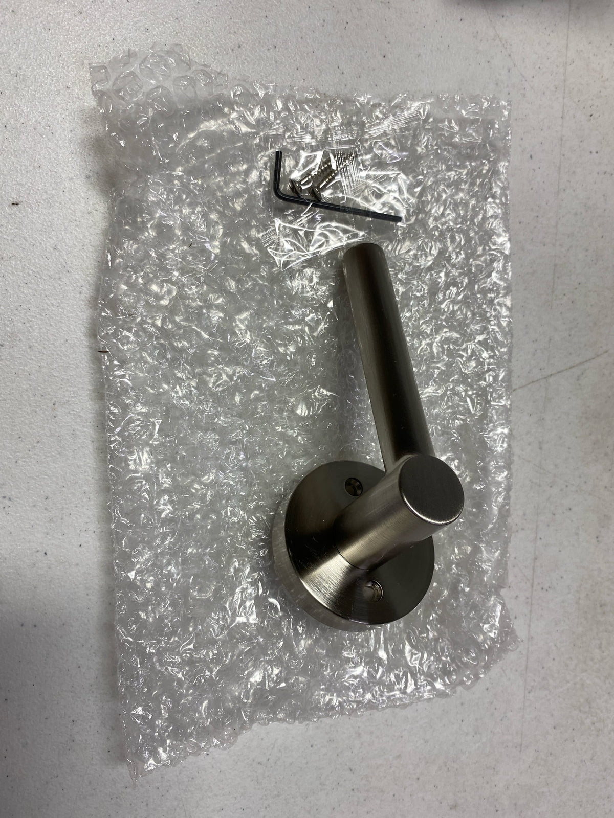Miseno MLK5012SN Elkton Round Rod Non-Turning One-Sided Door Lever - Satin Nickel