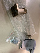 Amerock Glacio 7-1/16" Clear/Golden Champagne Toilet Paper Holder