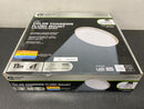 Commercial electric FM11LP6WYMMNKHD 11 in. Brushed Nickel Integrated LED Dimmable Selectable CCT Flush Mount Indoor Ceiling Light