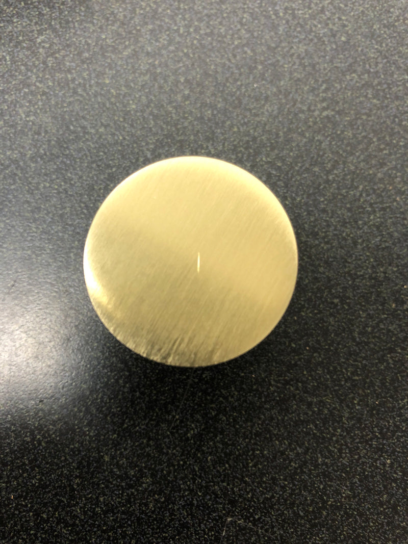 Baldwin 4404044BIN Contemporary 1-1/4 Inch Mushroom Cabinet Knob from the Estate Collection - Lifetime Satin Brass