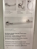 Delta Cassidy 24 in. Towel Bar in Polished Nickel