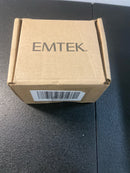 Emtek 5007US19RH 5 Inch Long Stretto Rectangular Dummy Sideplate Entry Set from the Brass Modern Collection - Flat Black