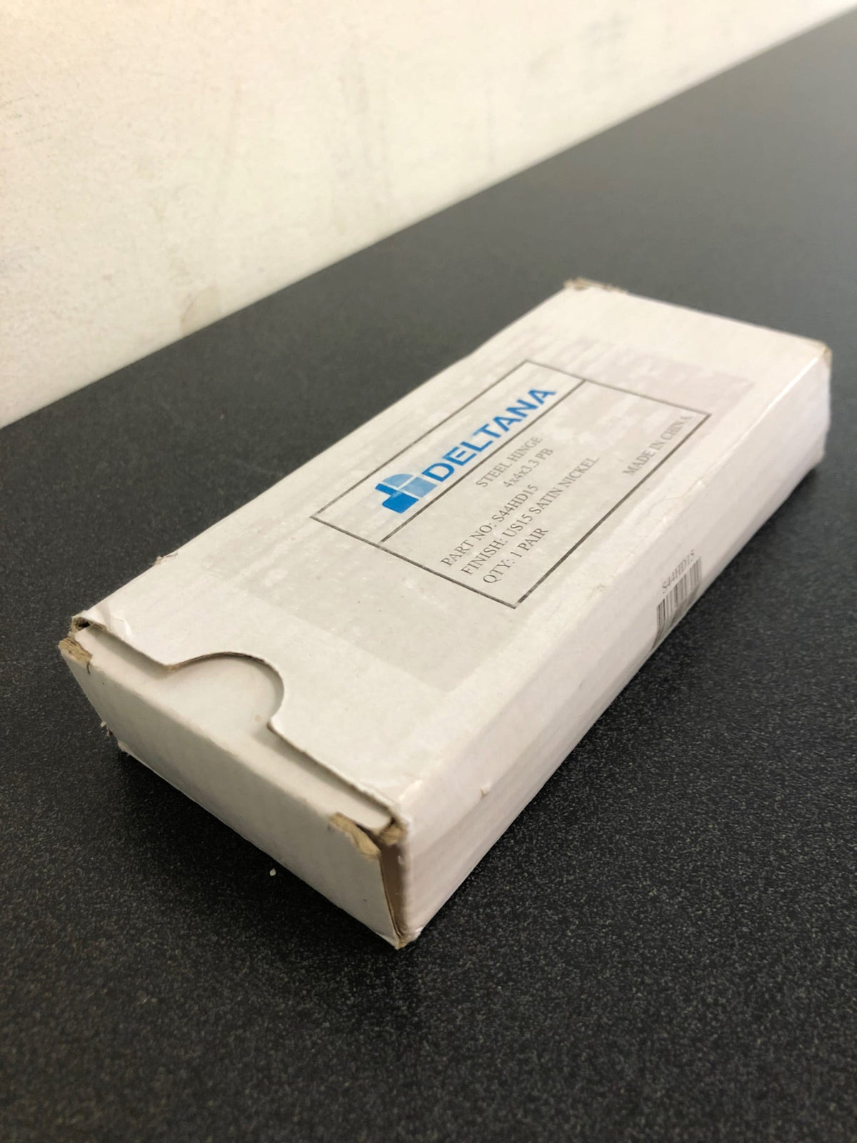 Deltana 4" x 4" Square Corner Plain Bearing Mortise Hinge - Pair - Satin Nickel