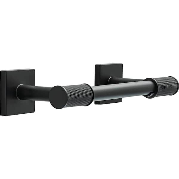 Delta AVE50-MB Averland Wall Mount Pivot Arm Toilet Paper Holder Bath Hardware Accessory in Matte Black