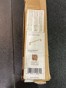 Belwith Keeler B077952BGB Urbane 12" Center to Center Modern Industrial Pipe Appliance Handle / Appliance Pull - Brushed Golden Brass