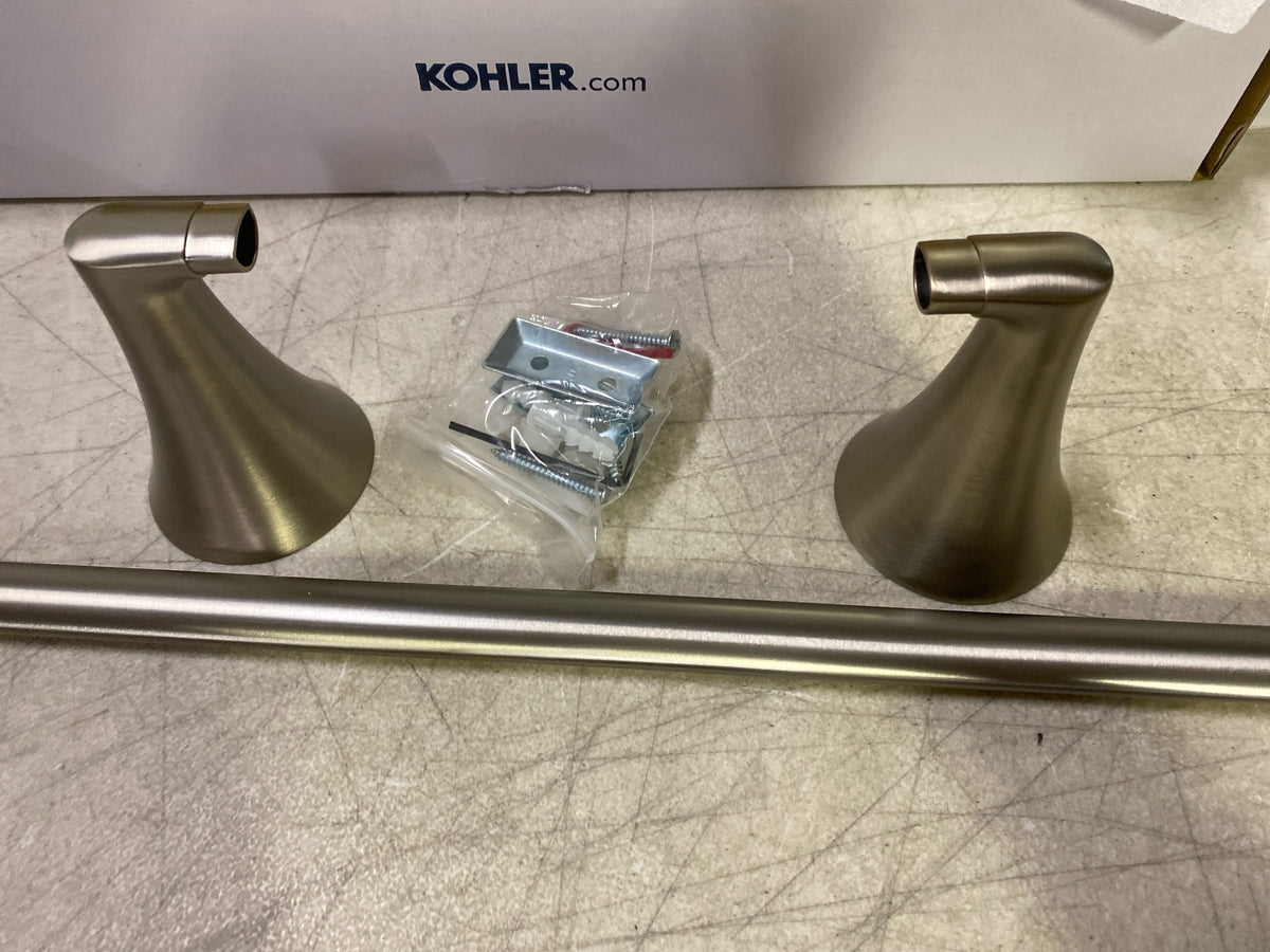 Kohler K-35931-BN Buckley 20-7/16" Towel Bar - Vibrant Brushed Nickel